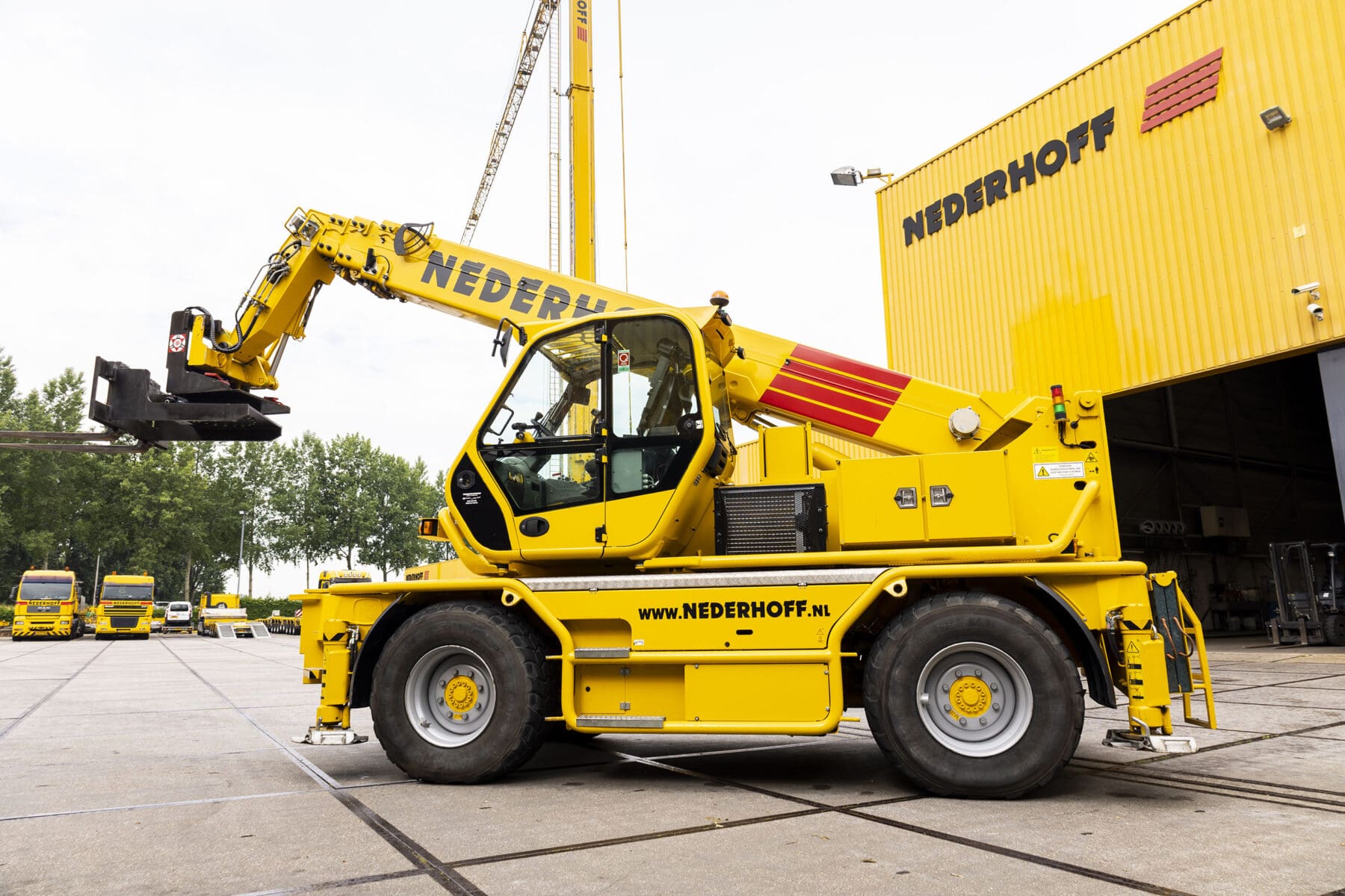 Nederhoff roterende verreiker in rijstand