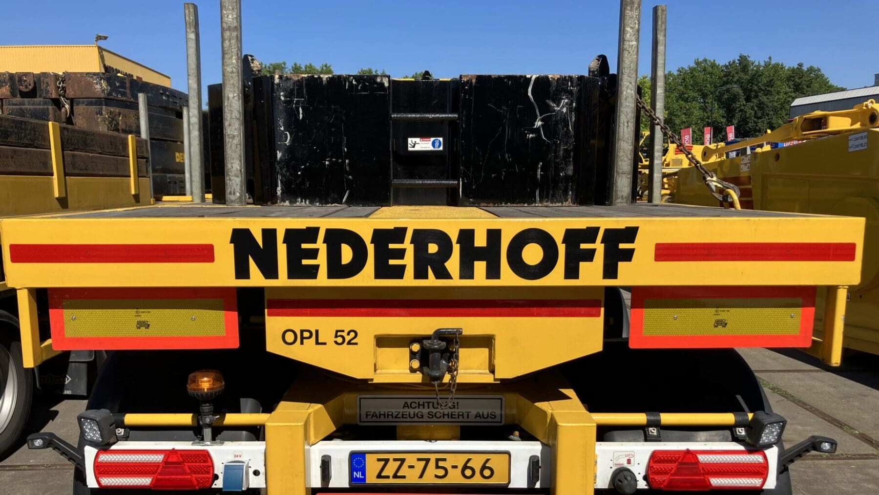 Achterkant ballastoplegger